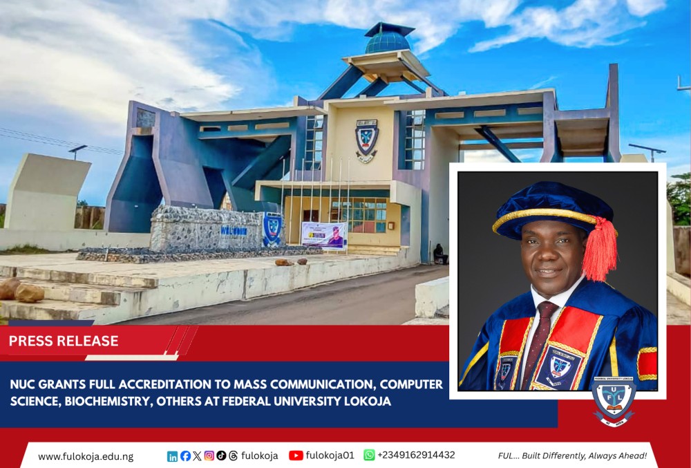 NUC grants full accreditation to FUL to run Mass Communication, Biochemistry, other courses