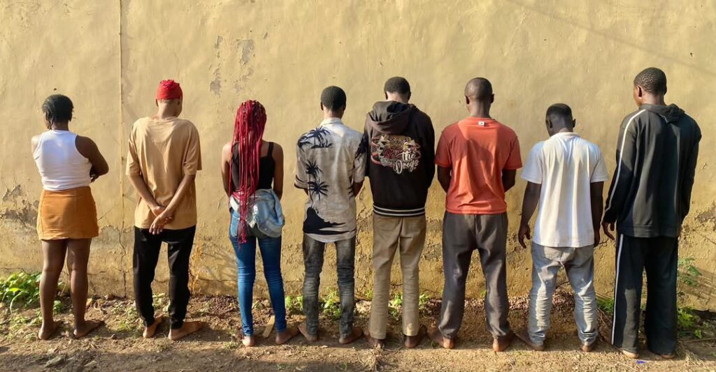Kwara Police arrest eight suspected cultists, recover firearms in Ilorin raid