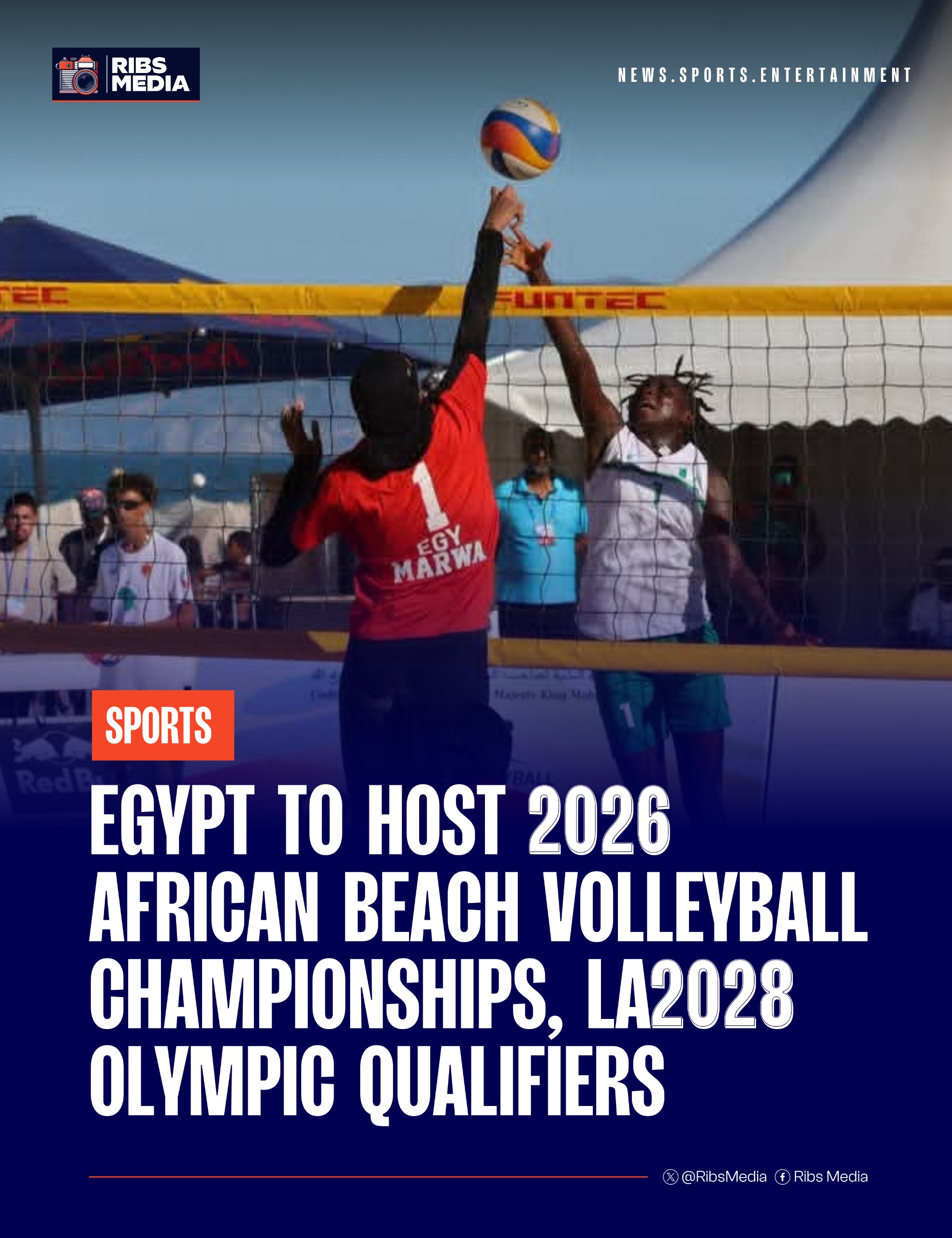 Egypt wins hosting rights for 2026 African Beach Volleyball Championships, 2028 Olympic qualifiers