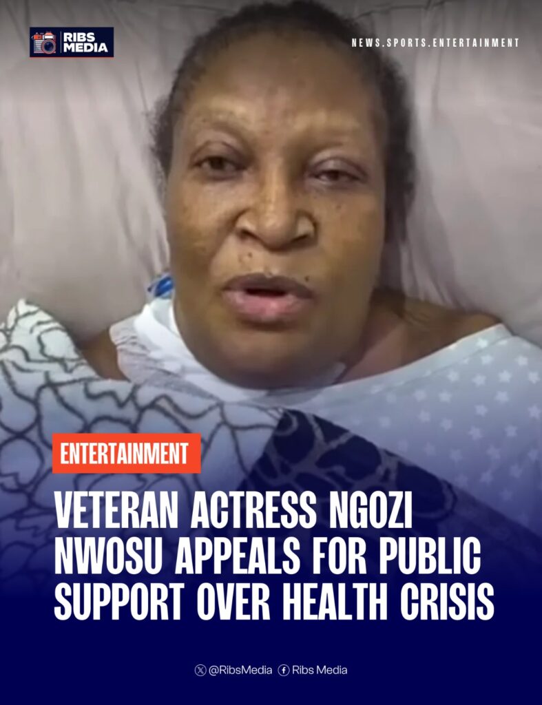 Veteran actress Ngozi Nwosu appeals for public support over health crisis
