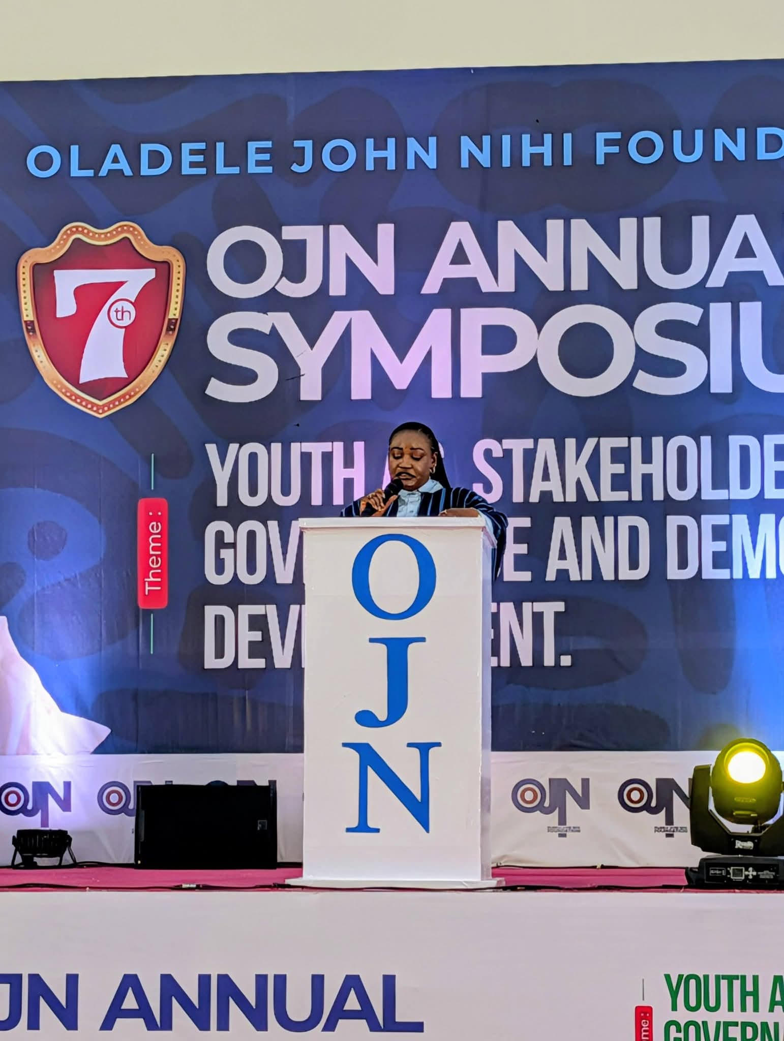 "Youth inclusion is good governance, not charity" — Petra Onyegbule urges deliberate mentorship at 7th OJN Symposium