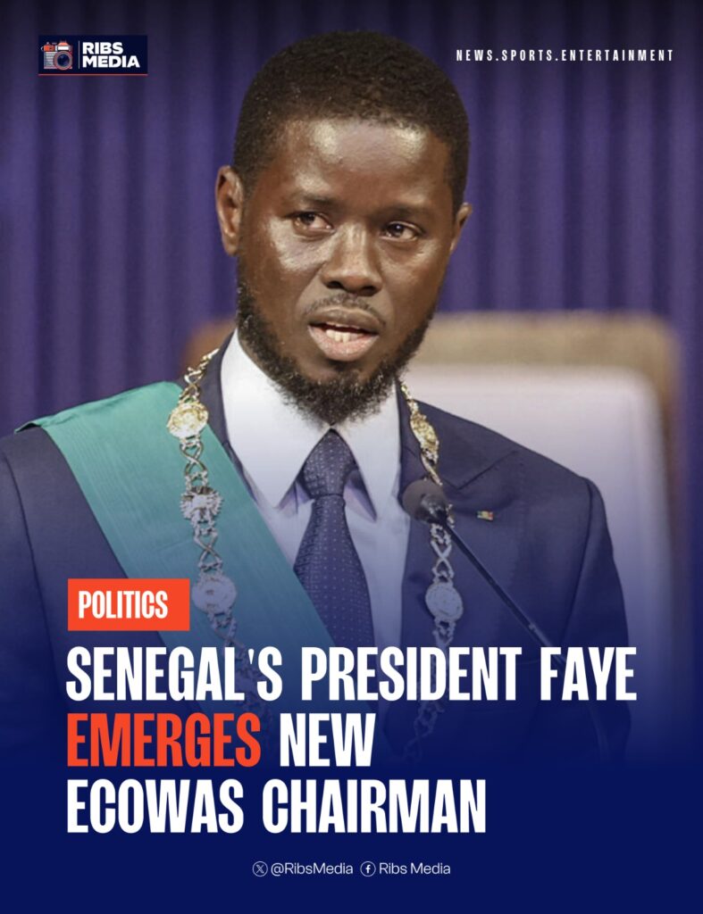 Senegal's President Faye emerges new ECOWAS chairman