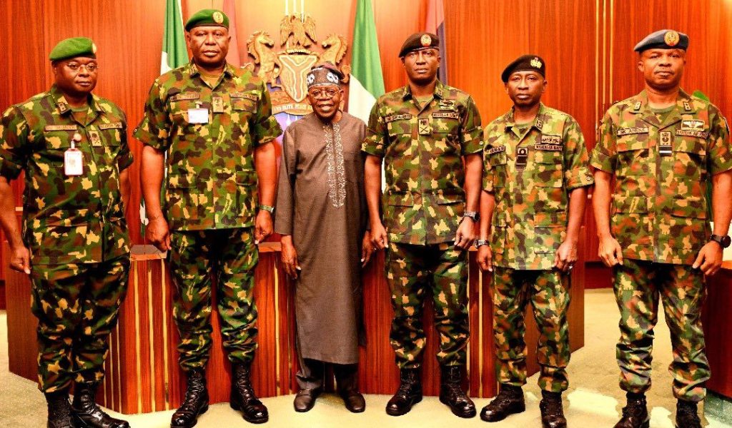 Tinubu set to announce fresh salary increase for Nigerian armed forces personnel 