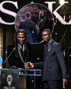 Burna Boy makes history as first Nigerian artiste to present award at Ballon d'Or