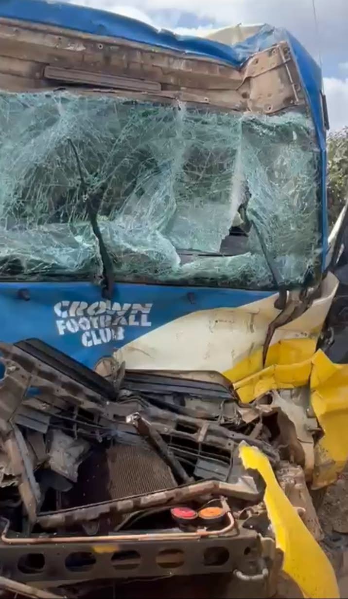 Driver injured as Crown FC involved in road accident
