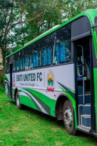 Governor Oyebanji boosts Ekiti United with new team bus ahead of NNL season