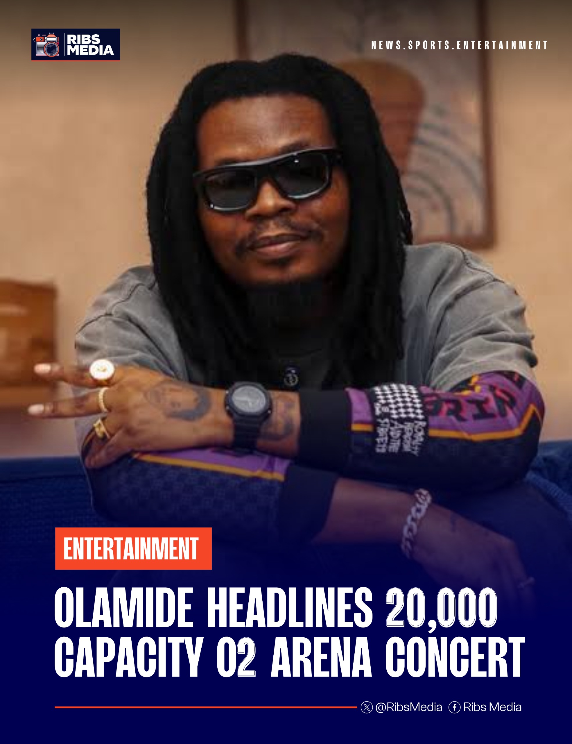 Olamide headlines 20,000 capacity O2 arena concert